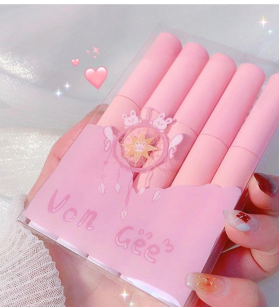 پک رژ مایع خیس 5 عددی von gee