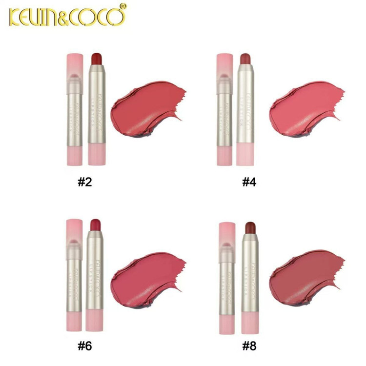 رژلب پیچی مدادی نیمه براق silky تکی کوین کوکو