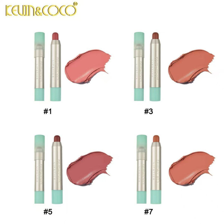 رژلب پیچی مدادی نیمه براق silky تکی کوین کوکو