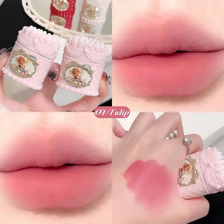 دوپ رژ کیک توت فرنگی برند اورجینال HUES QUEEN
