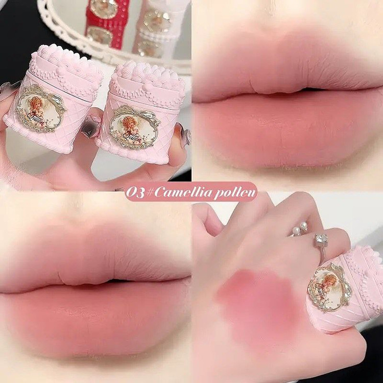دوپ رژ کیک توت فرنگی برند اورجینال HUES QUEEN
