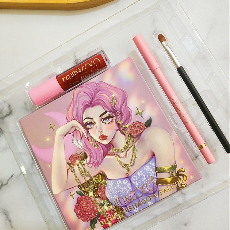 ست 4 تکه آرایشی KEVIN COCO مدل Pink Blonde