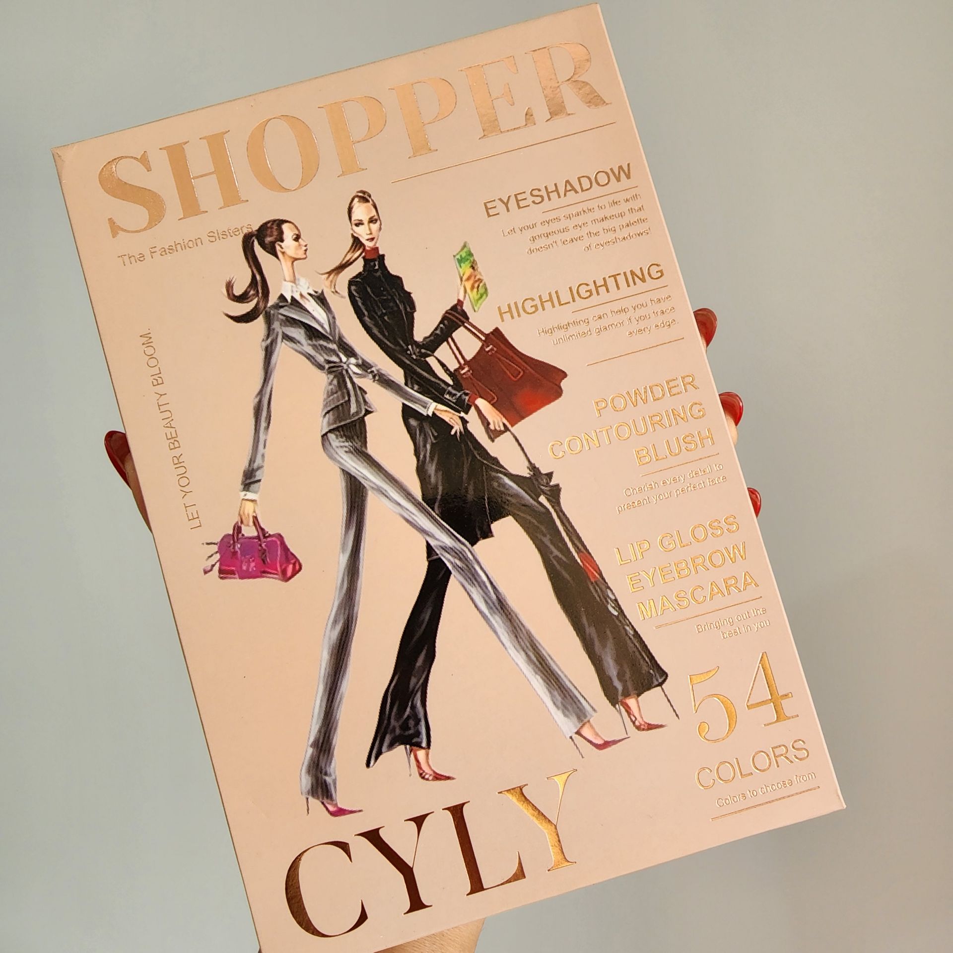 پالت همه کاره کتابی ۵۴ رنگ CYLY SHOPPER بزرگ اورجینال