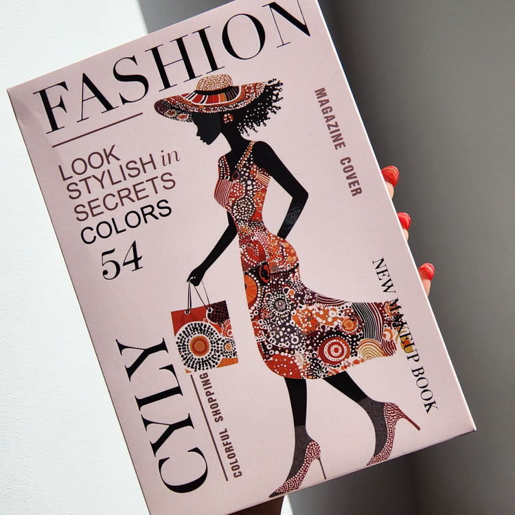 پالت همه کاره کتابی ۵۴ رنگ CYLY FASHION بزرگ