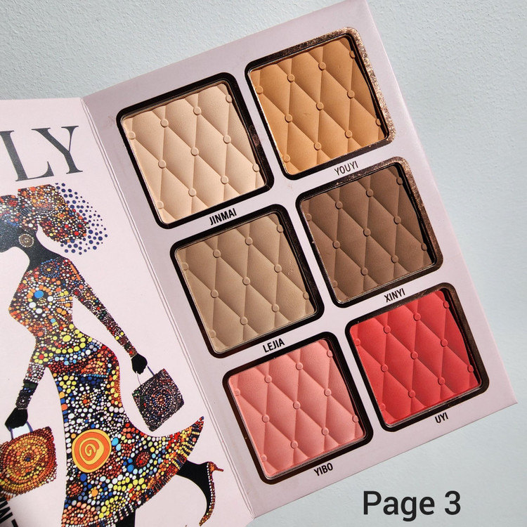 پالت همه کاره کتابی ۵۴ رنگ CYLY FASHION بزرگ