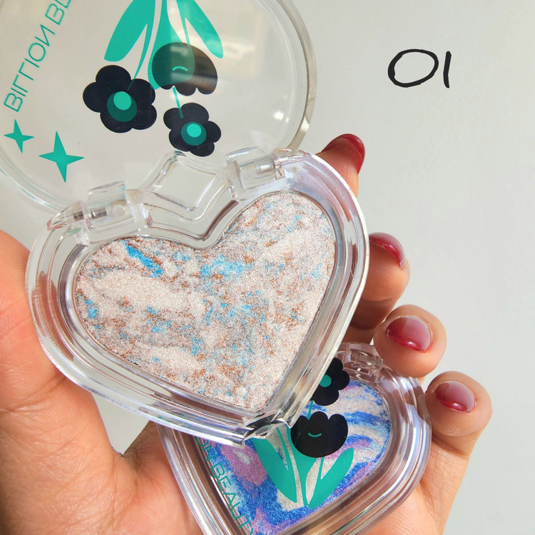 هایلایتر قلبی ترکیبی اورجینال billion beauty