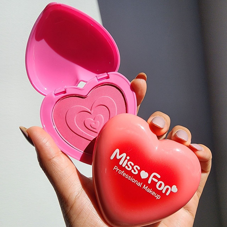 رژگونه قلبی miss fon اورجینال