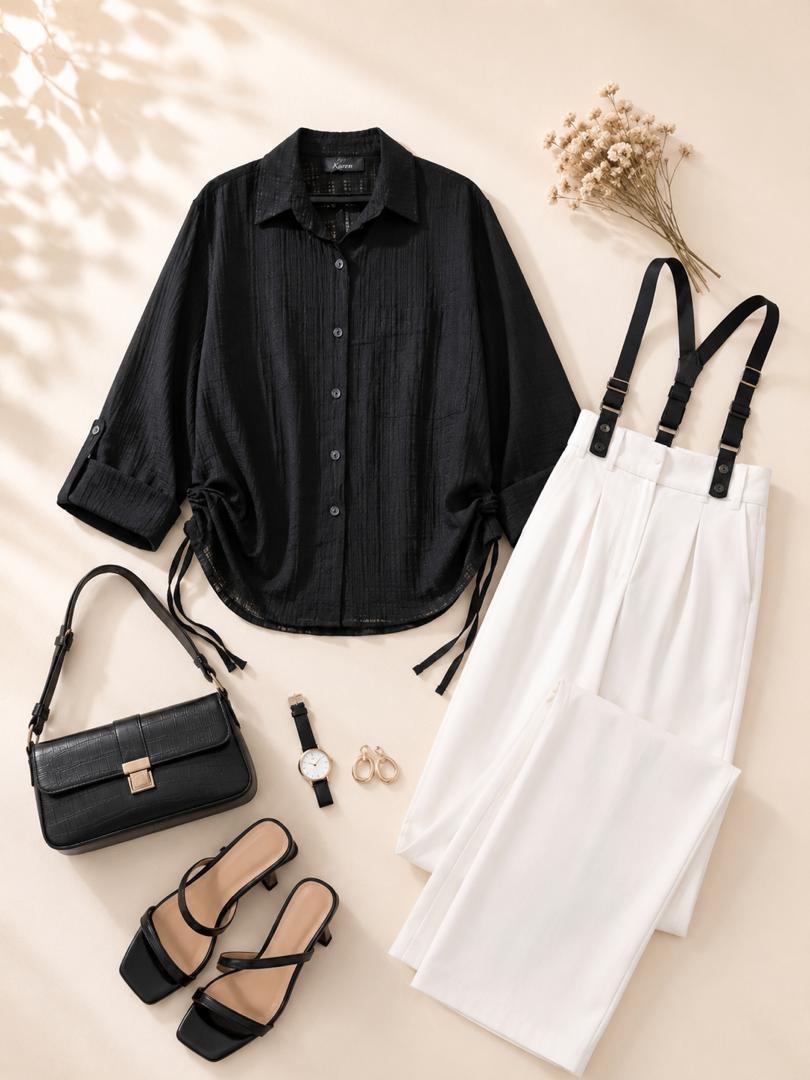 شومیز شیشه ای black
