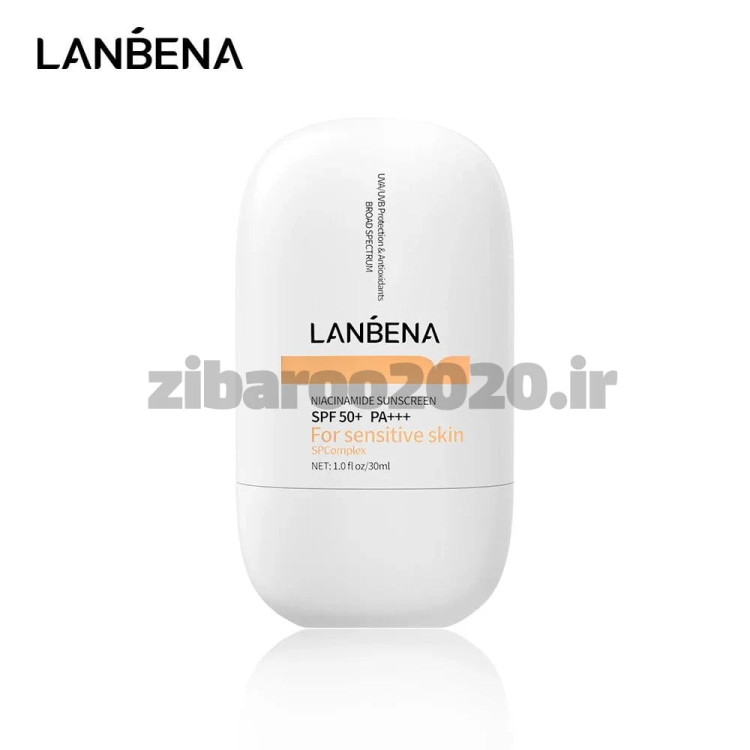 کرم ضد آفتاب نیاسینامید لانبنا SPF 50 Lanbena Niacinamide Sunscreen SPF 50+ PA