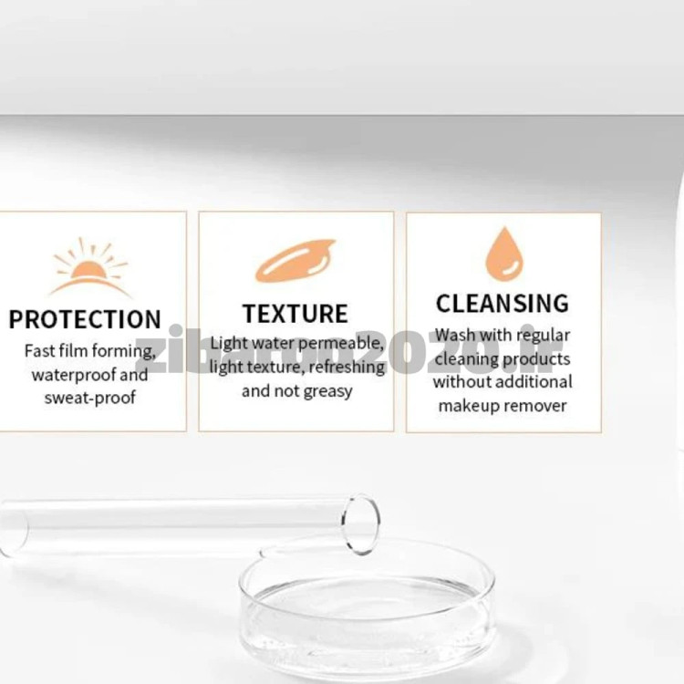 کرم ضد آفتاب نیاسینامید لانبنا SPF 50 Lanbena Niacinamide Sunscreen SPF 50+ PA