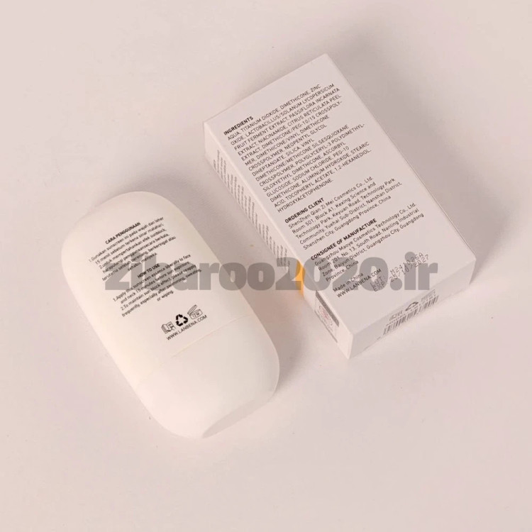 کرم ضد آفتاب نیاسینامید لانبنا SPF 50 Lanbena Niacinamide Sunscreen SPF 50+ PA