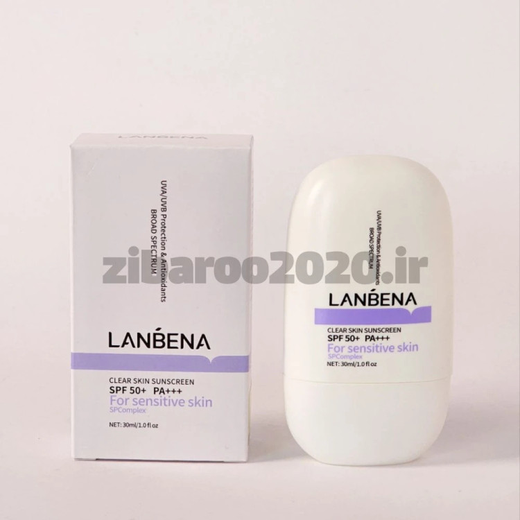 کرم ضد آفتاب شفاف کننده پوست لانبنا LANBENA Clear Skin Sunscreen