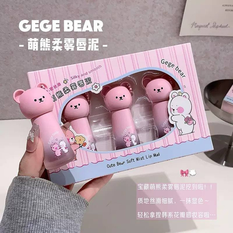 پک رژ لبهای خرسی Gege Bear