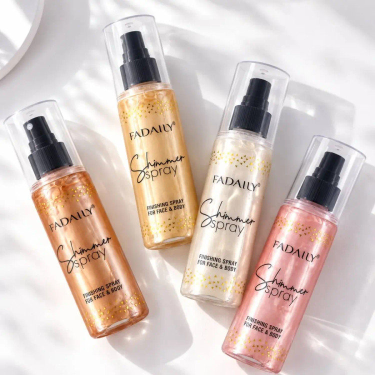 اسپری شایندار صورت و بدن فادایلی FADAILY مدل Shimmer Spray