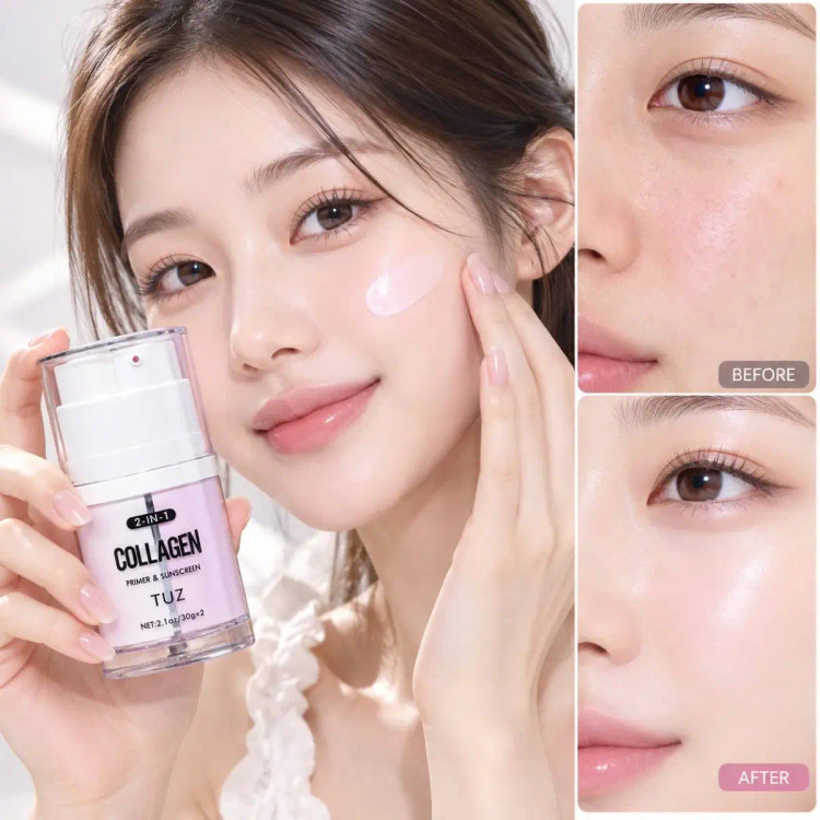 پرایمر و ضدآفتاب کلاژن 2 در 1 TUZ SPF50