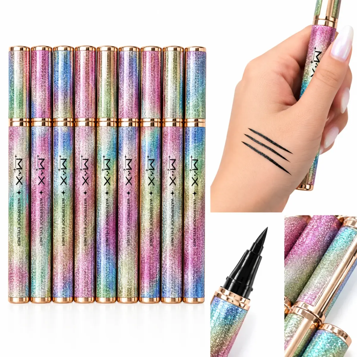 خط چشم مویی ماژیکی اکلیلی مک MKK مدل Starry Sky
