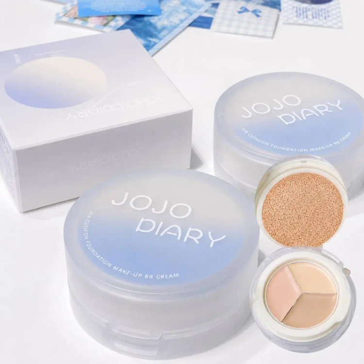 کوشن دوتایی JOJO DIARY همراه با کانسیلر سه رنگ