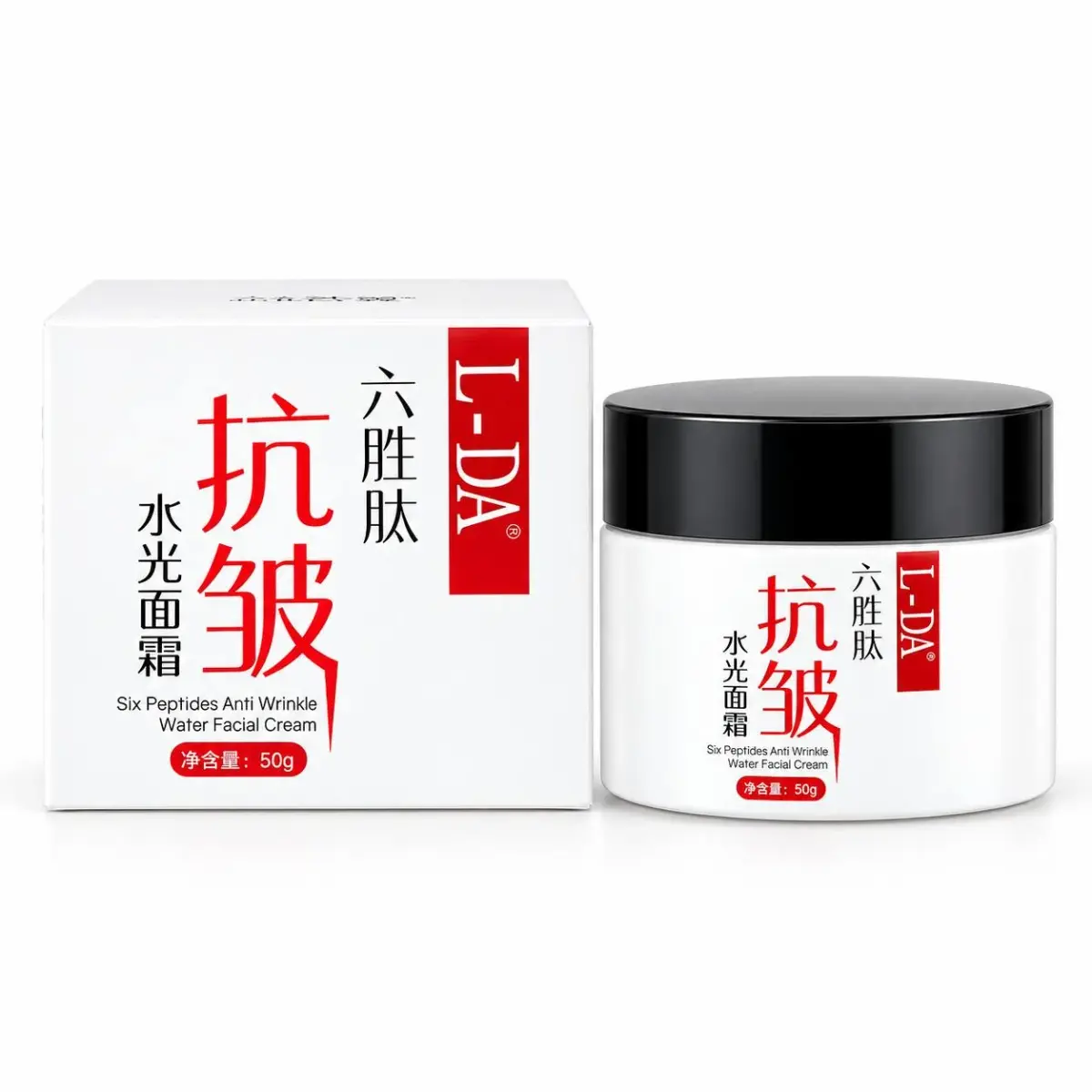 کرم ضد چروک پپتاید ال دی ای مدل Water Facial Cream