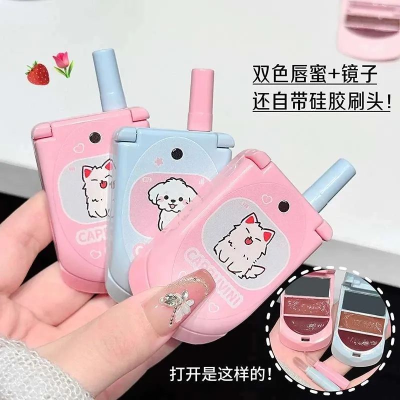 پالت رژ لب ژله‌ای طرح موبایل Cappuvini