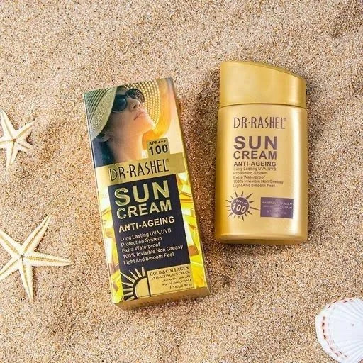 کرم ضد آفتاب ضد پیری دکتر راشل SPF 100