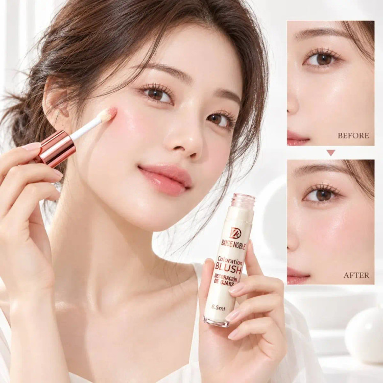 رژگونه مایع بایج نوبل مدل Coloration Blush