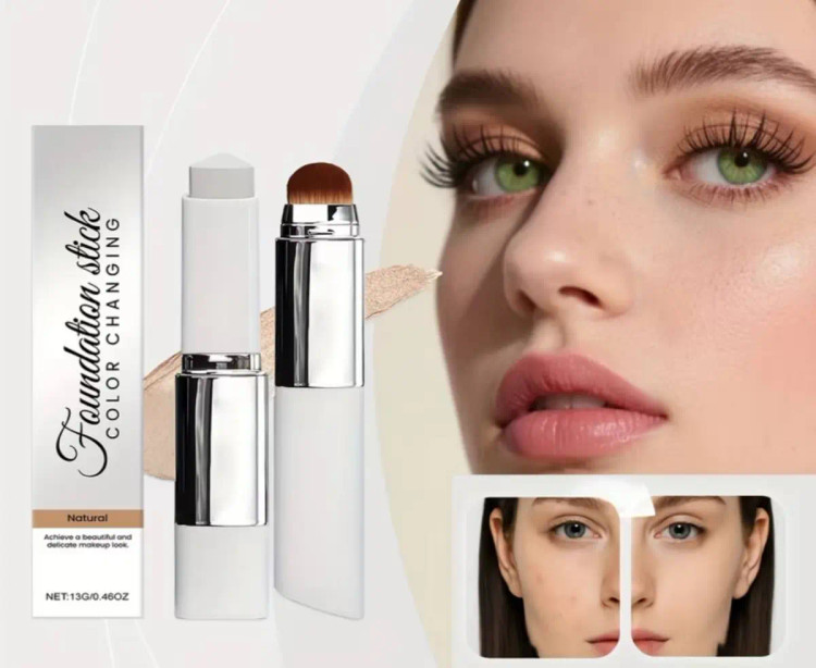 کرمپودر استیکی تغییررنگدهنده براش دار